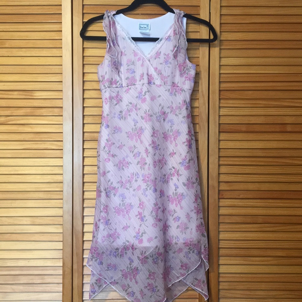 Pink floral children’s dress